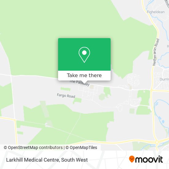 Larkhill Medical Centre map