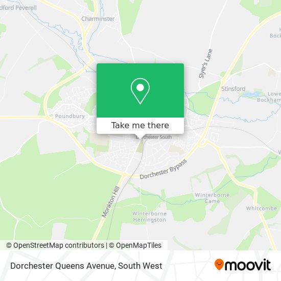 Dorchester Queens Avenue map