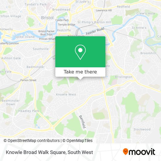 Knowle Broad Walk Square map