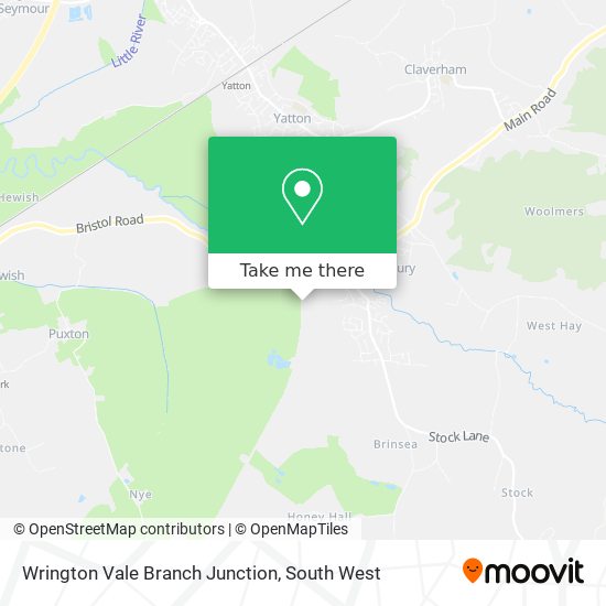Wrington Vale Branch Junction map