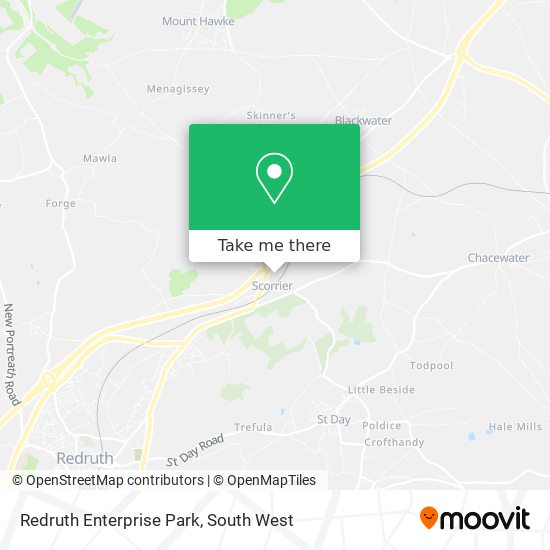 Redruth Enterprise Park map