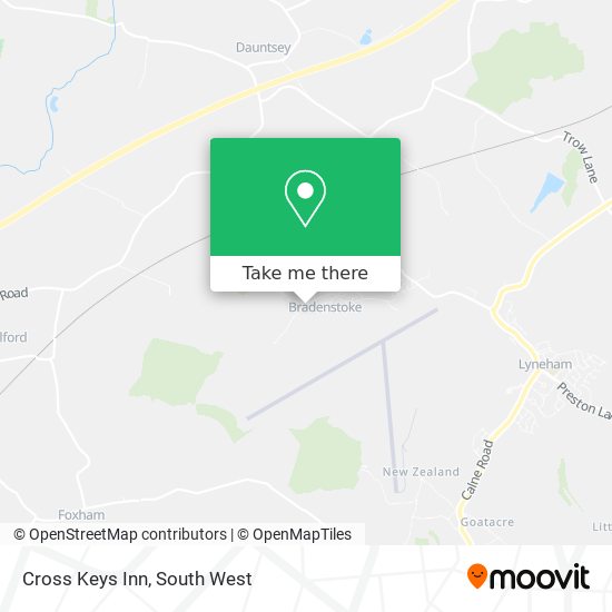 Cross Keys Inn map