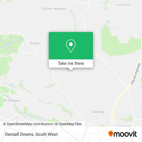 Denzell Downs map