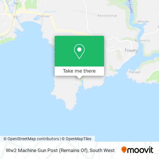 Ww2 Machine Gun Post (Remains Of) map