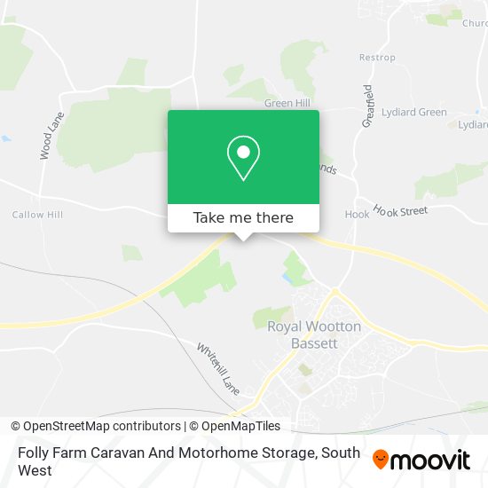 Folly Farm Caravan And Motorhome Storage map