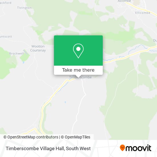 Timberscombe Village Hall map
