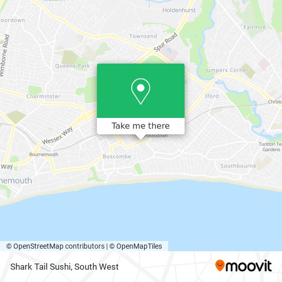 Shark Tail Sushi map