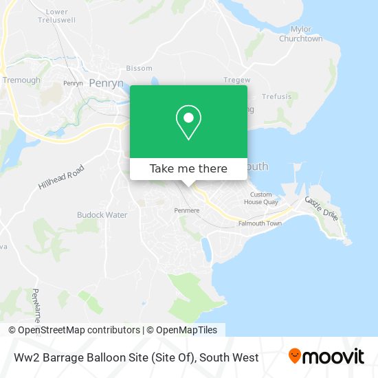 Ww2 Barrage Balloon Site (Site Of) map