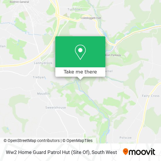 Ww2 Home Guard Patrol Hut (Site Of) map
