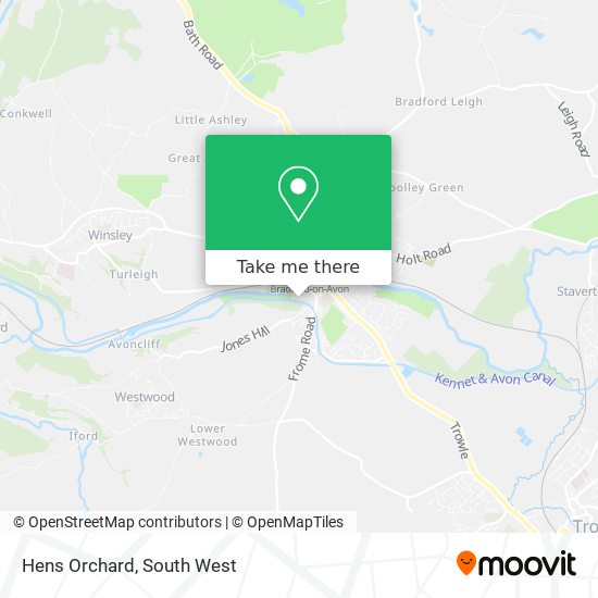 Hens Orchard map