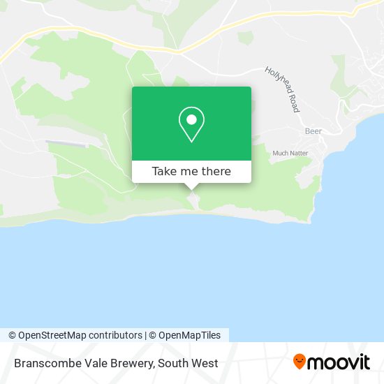 Branscombe Vale Brewery map