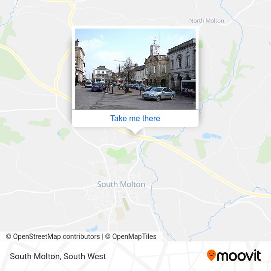 South Molton map