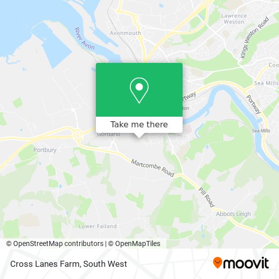 Cross Lanes Farm map