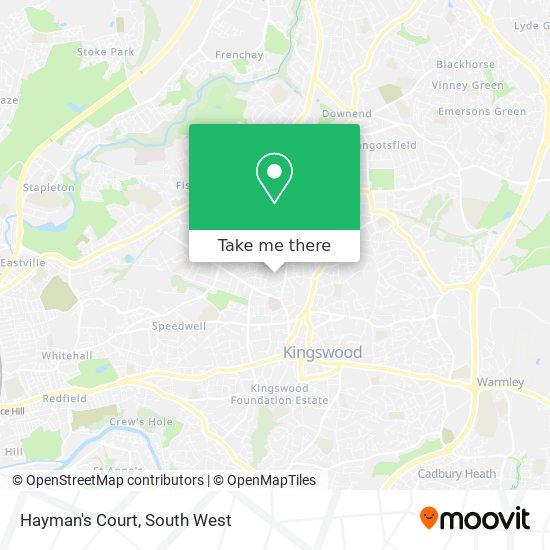 Hayman's Court map
