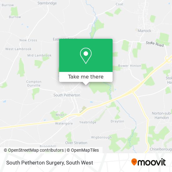 South Petherton Surgery map