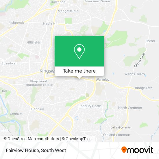 Fairview House map