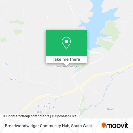Broadwoodwidger Community Hub map