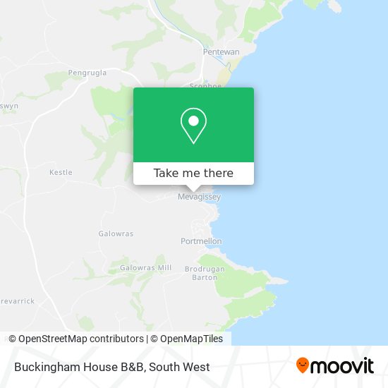 Buckingham House B&B map