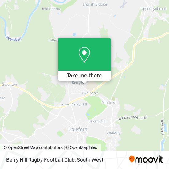 Berry Hill Rugby Football Club map