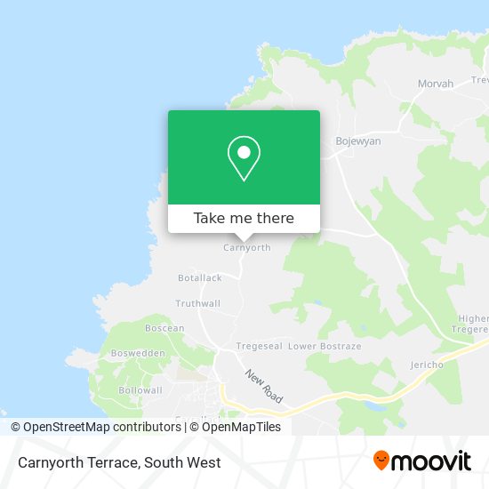 Carnyorth Terrace map