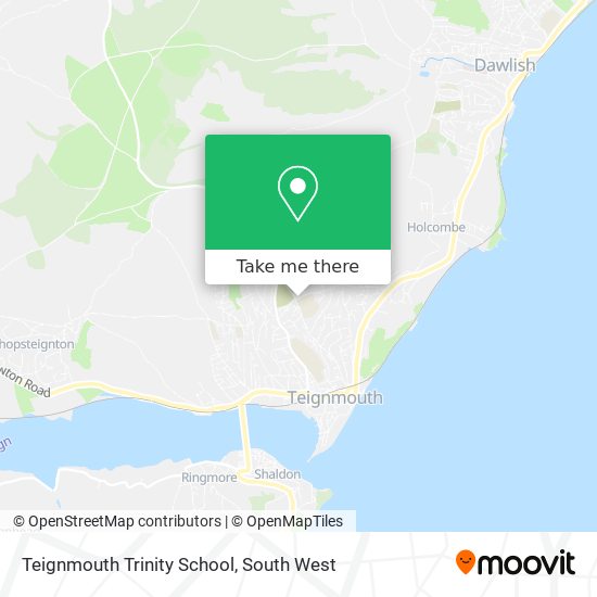Teignmouth Trinity School map