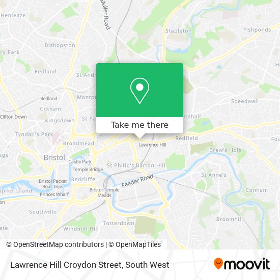 Lawrence Hill Croydon Street map