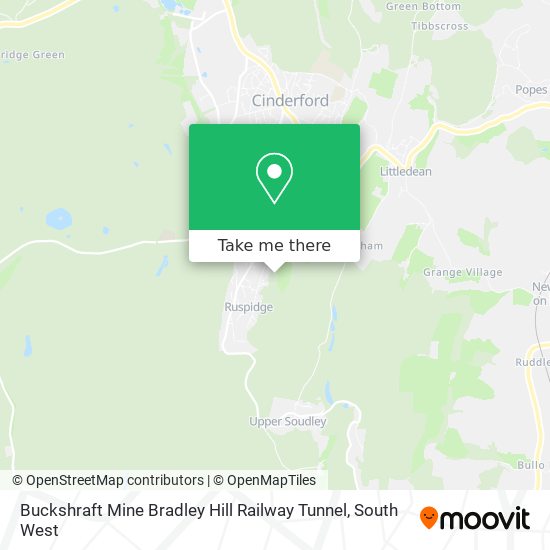 Buckshraft Mine Bradley Hill Railway Tunnel map