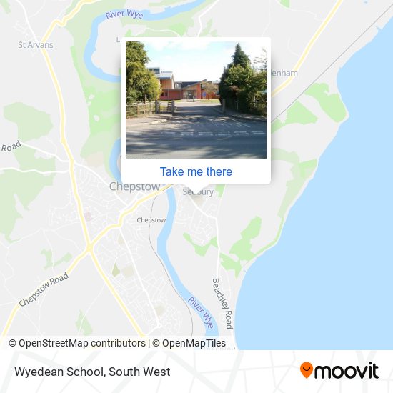 Wyedean School map