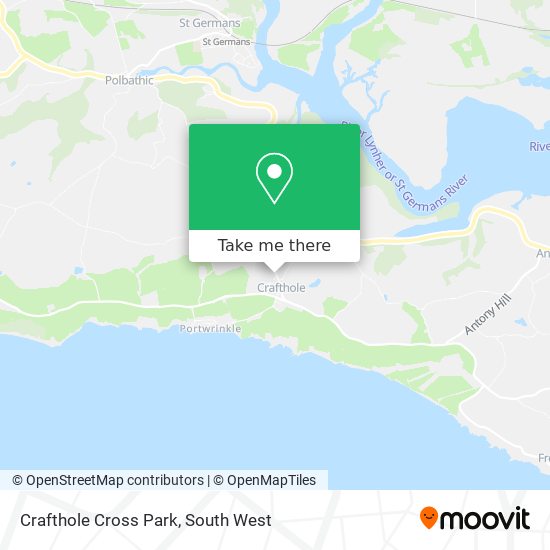 Crafthole Cross Park map