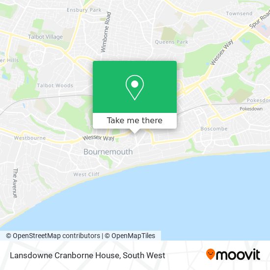 Lansdowne Cranborne House map