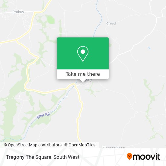 Tregony The Square map