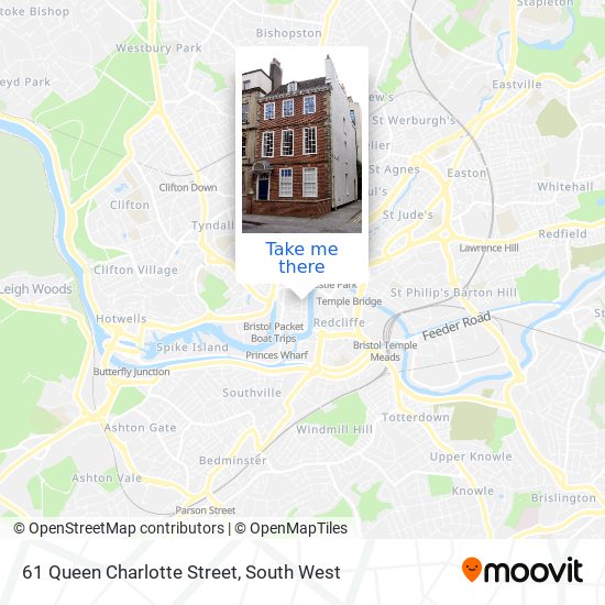 61 Queen Charlotte Street map