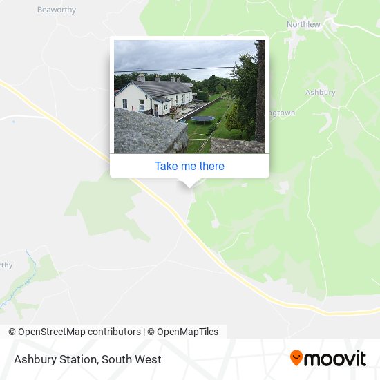 Ashbury Station map