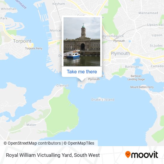 Royal William Victualling Yard map
