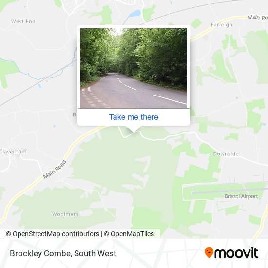 How to get to Brockley Combe in North Somerset by Bus or Train