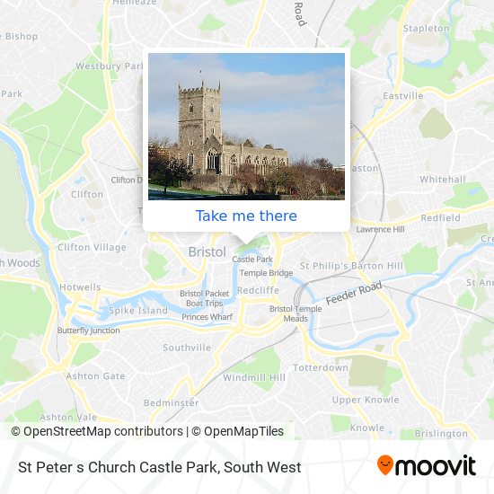 St Peter s Church Castle Park map