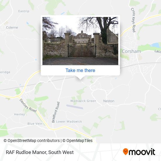 RAF Rudloe Manor map