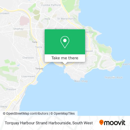 Torquay Harbour Strand Harbourside map