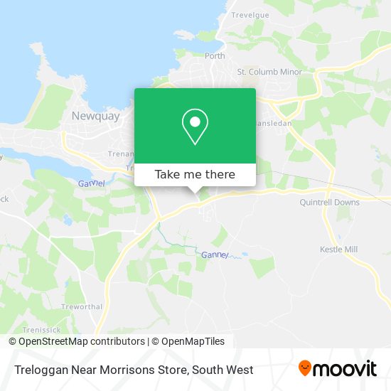 Treloggan Near Morrisons Store map