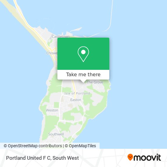 Portland United F C map