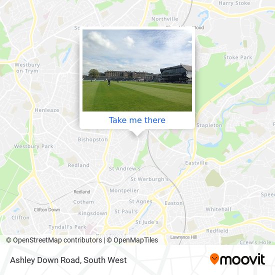 Ashley Down Road map