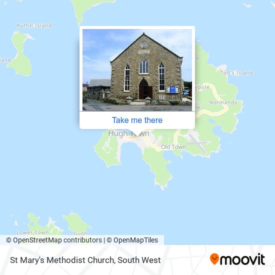 St Mary's Methodist Church map