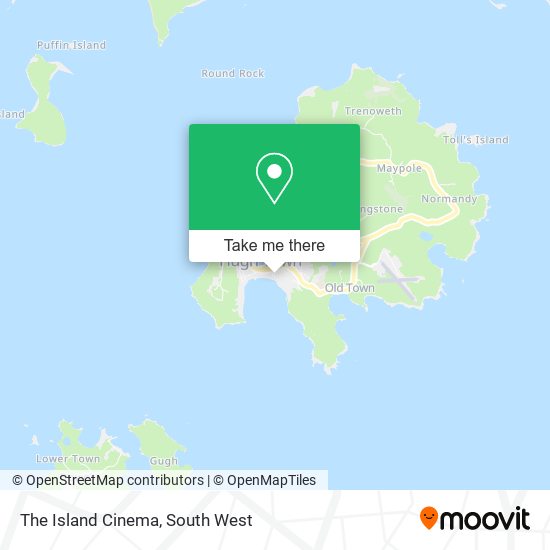 The Island Cinema map