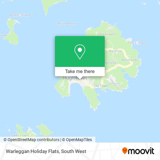 Warleggan Holiday Flats map