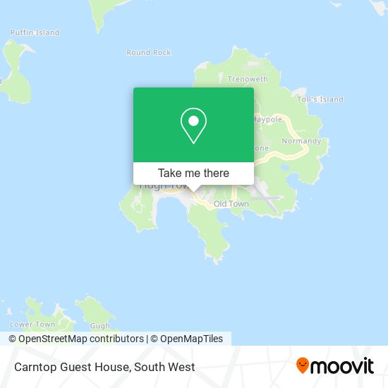 Carntop Guest House map