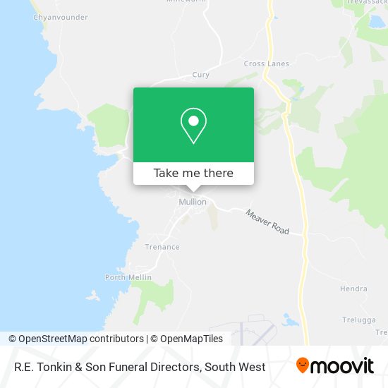 R.E. Tonkin & Son Funeral Directors map