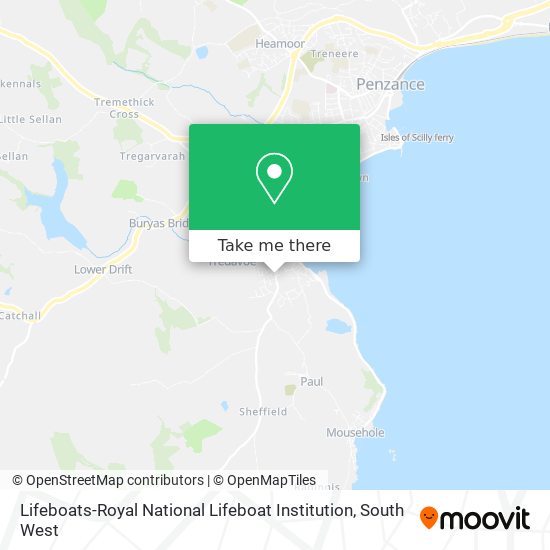 Lifeboats-Royal National Lifeboat Institution map