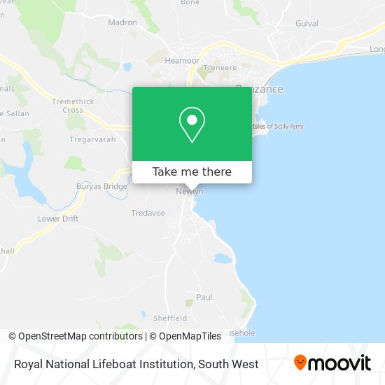 Royal National Lifeboat Institution map