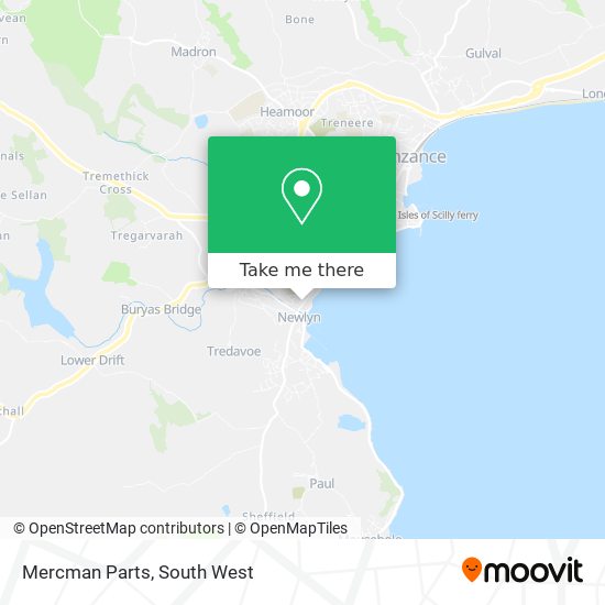 Mercman Parts map