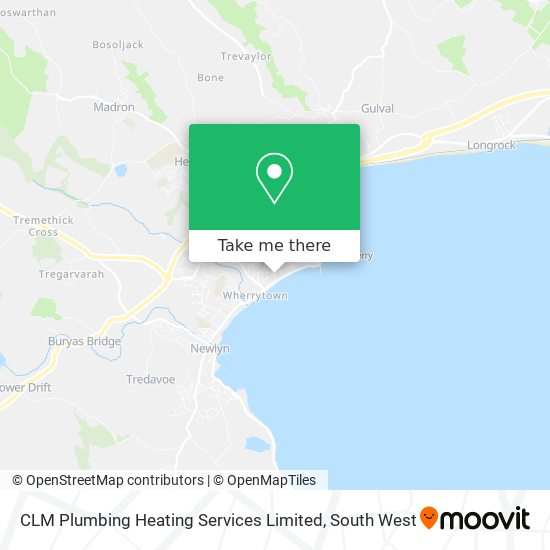 CLM Plumbing Heating Services Limited map